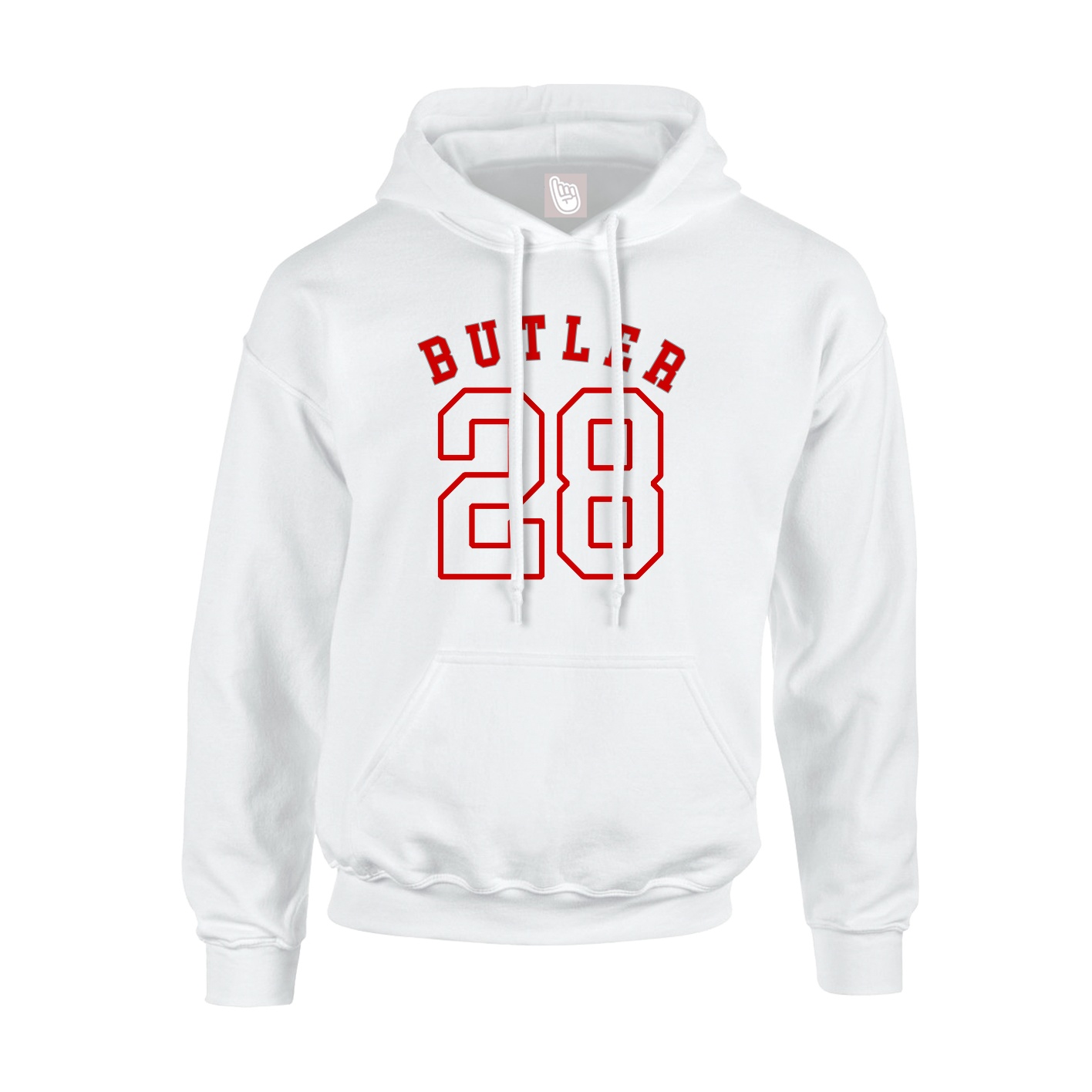 Youth Hoodie — Shirsey Arch in White