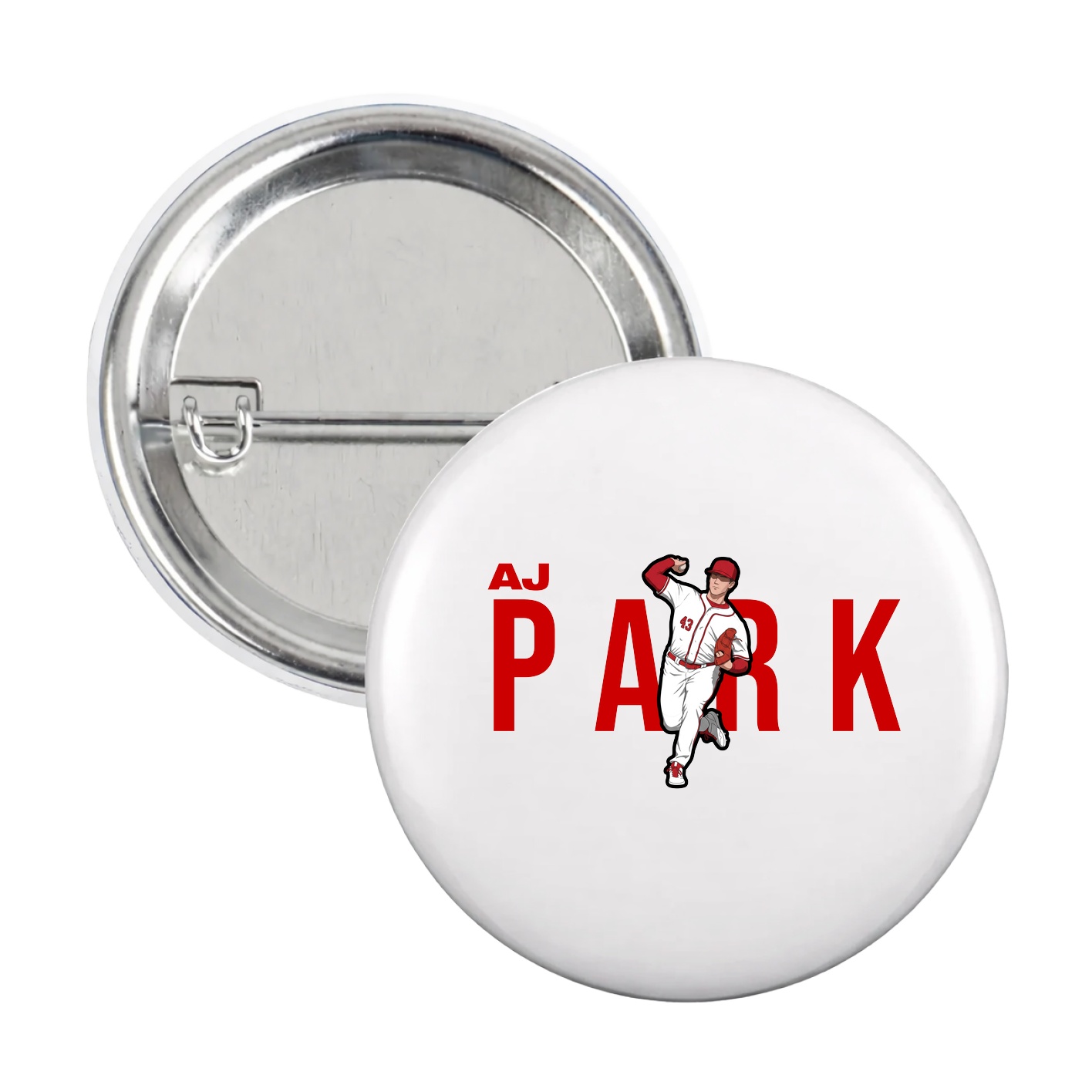 Game Day Button — Player Name in White