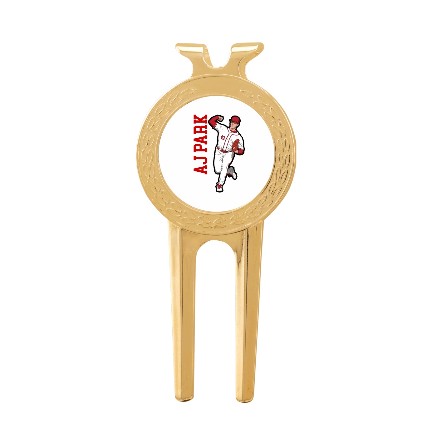 Divot Tool with Ball Marker — Name Vertical in Classic