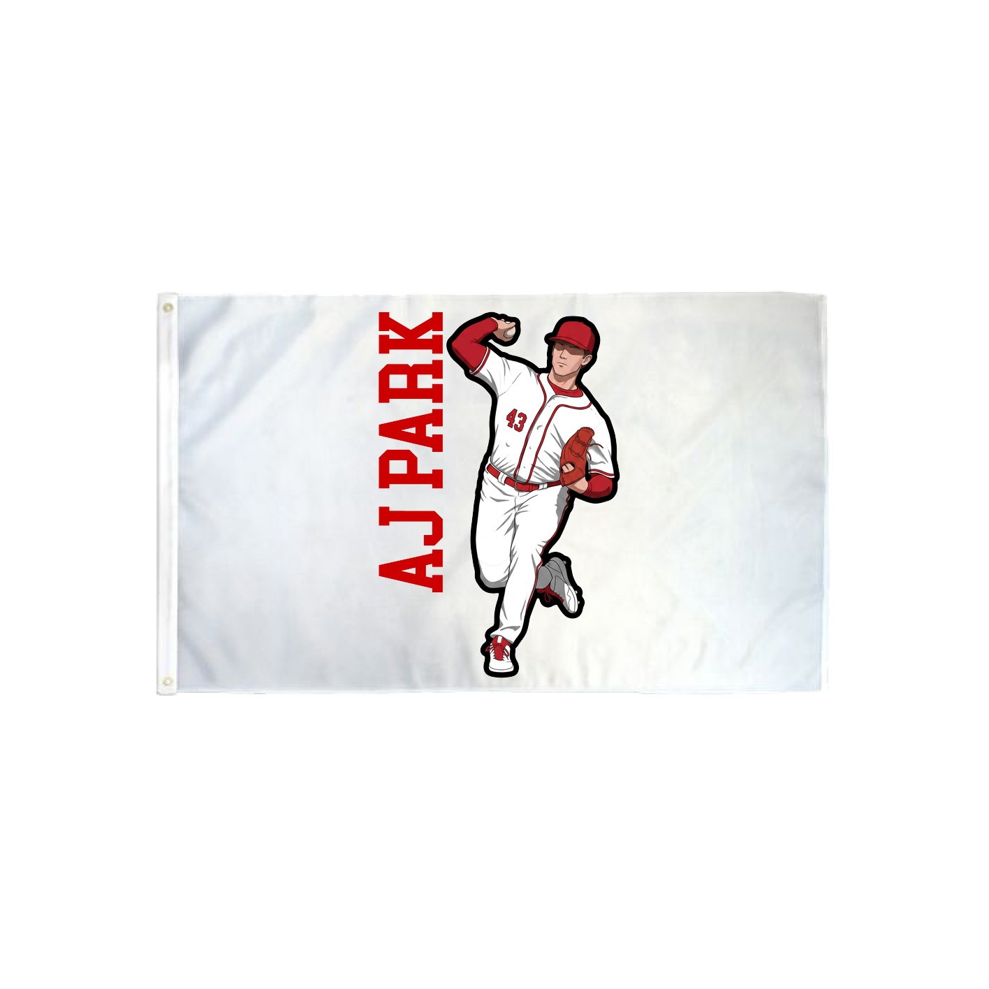 3x5 Flag — Name Vertical in Classic
