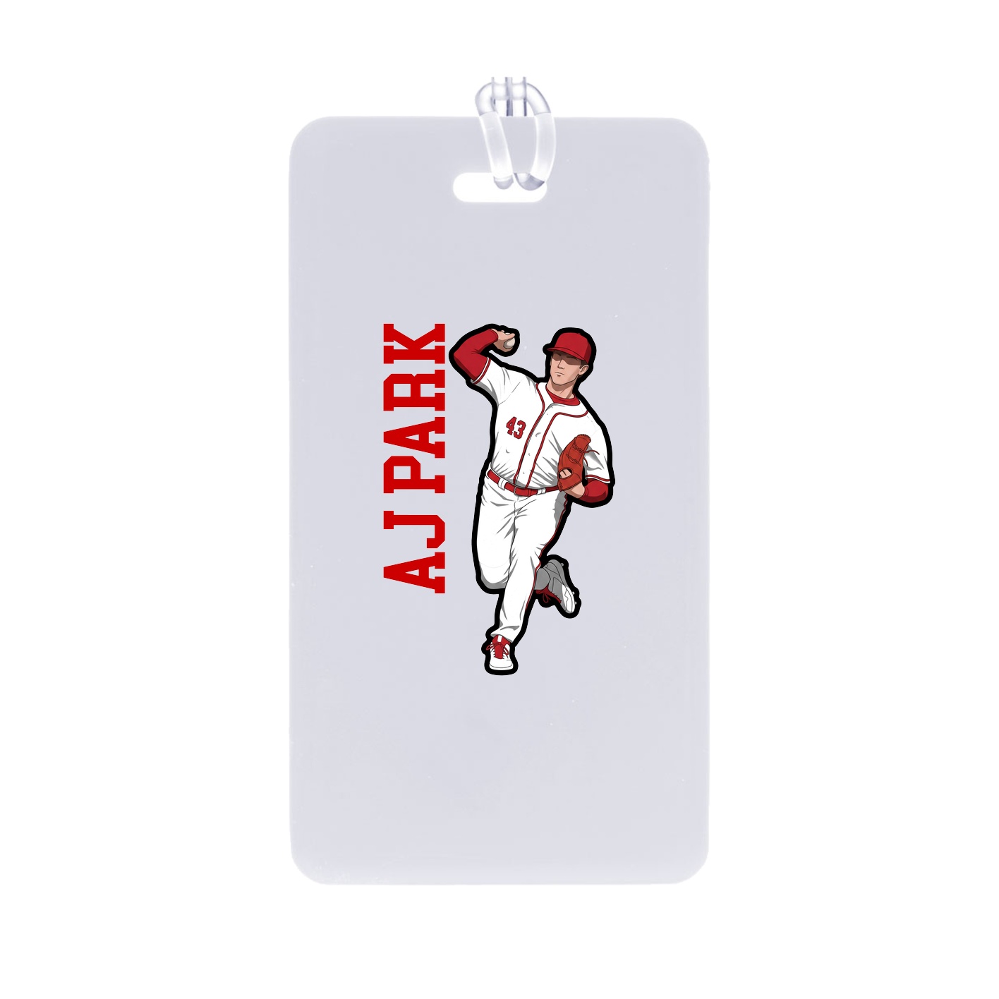 Bag Tag — Name Vertical in Classic