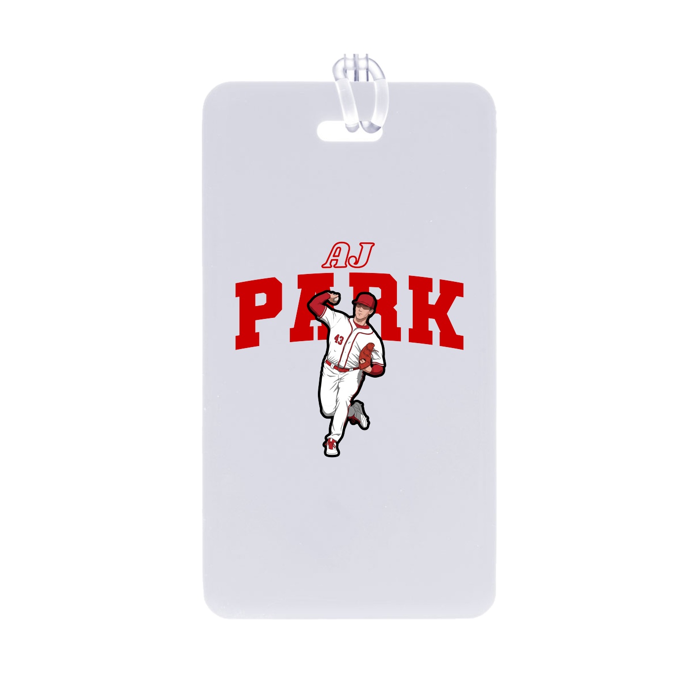 Bag Tag — Name Arch in Classic