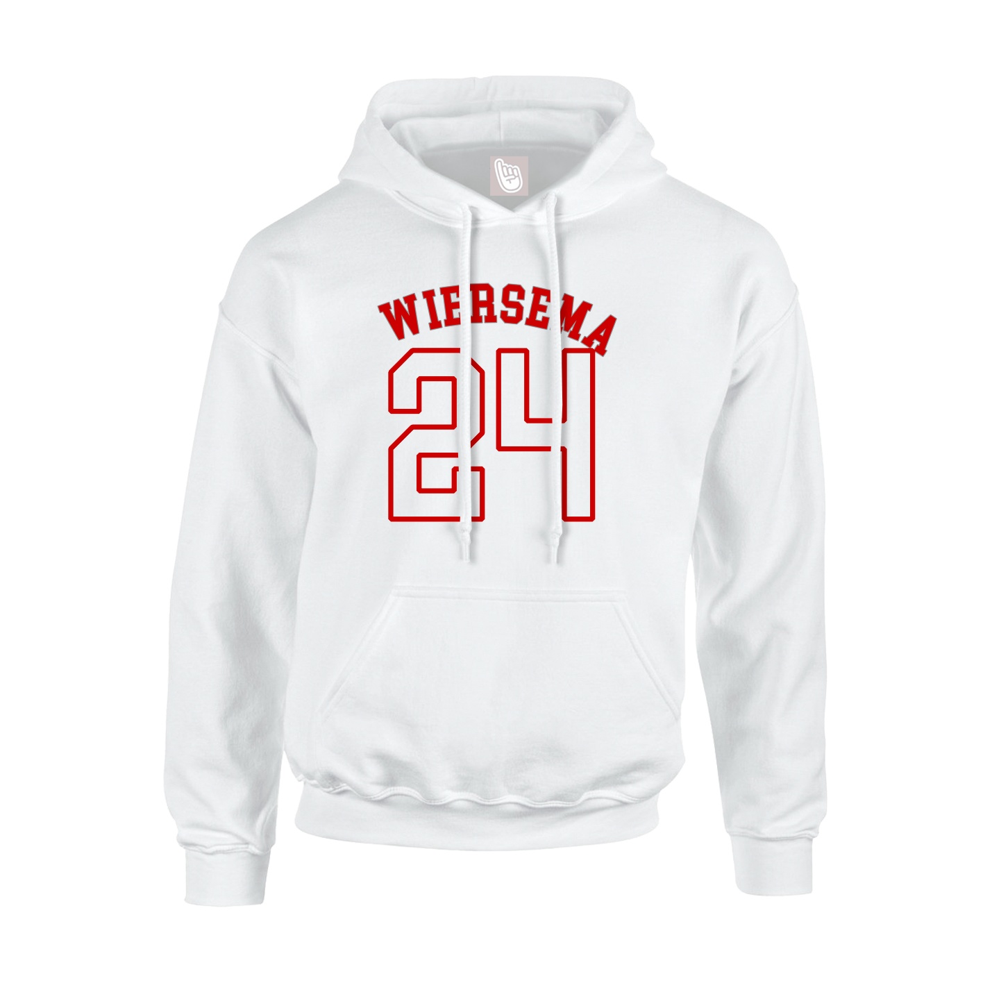 Hoodie — Shirsey Arch in White