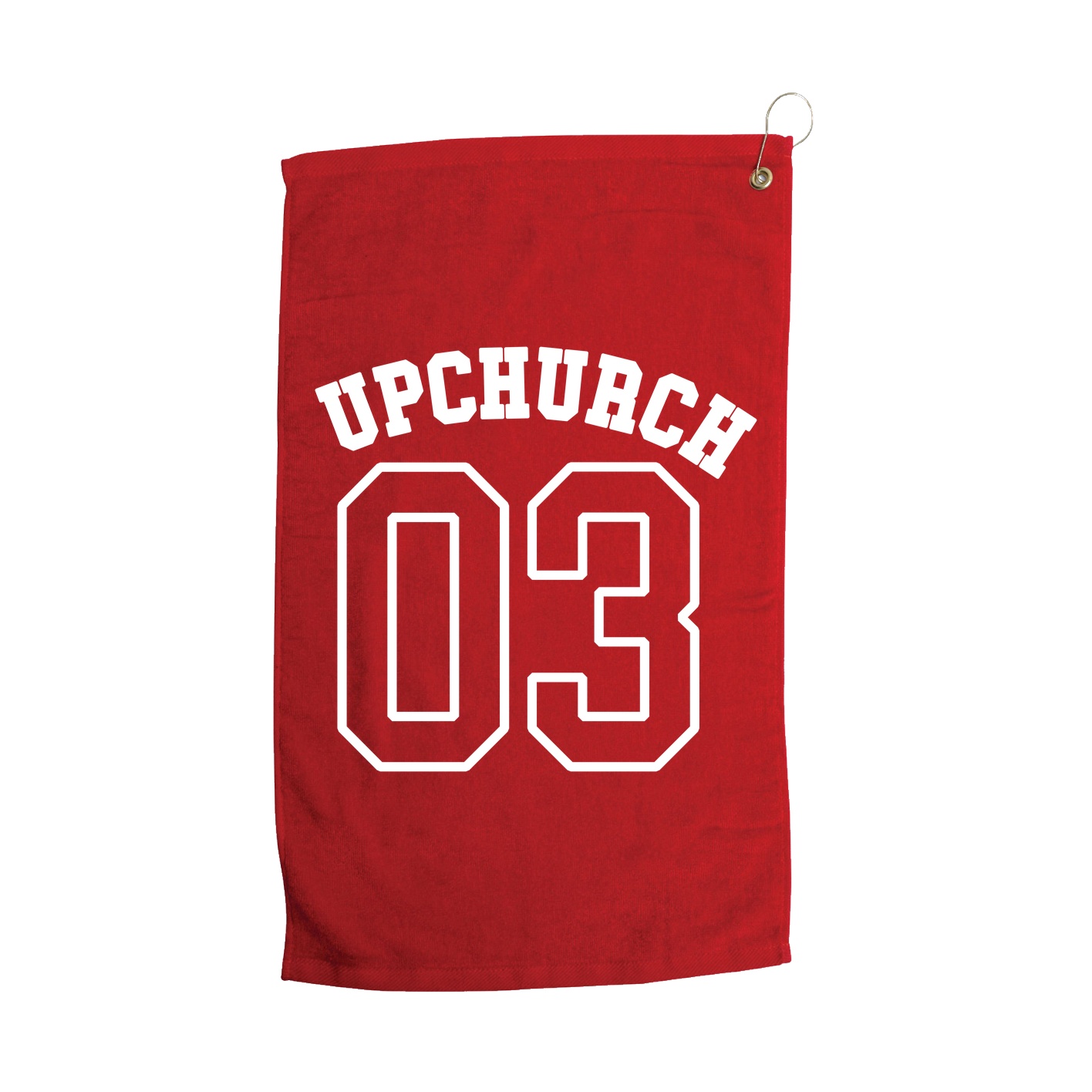 Golf Towel — Shirsey Arch in Red