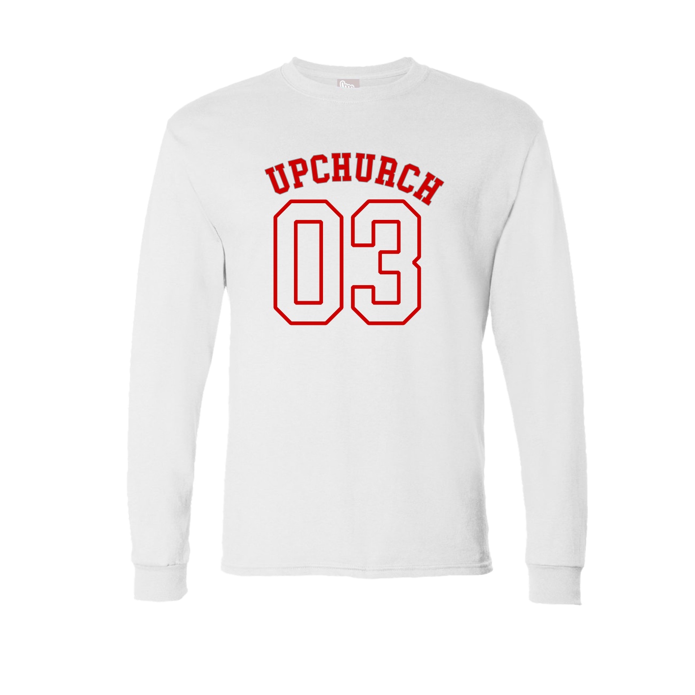 Long Sleeve Tee — Shirsey Arch in White
