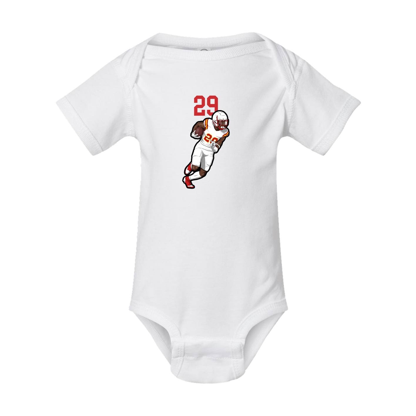 Baby Onesie — Number Top in White