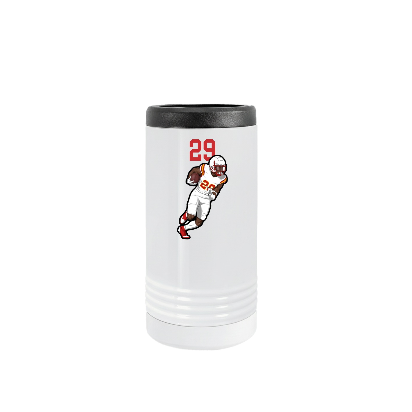 Slim Beverage Holder — Number Top in White