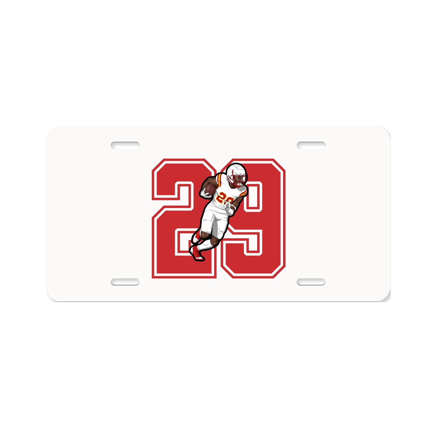 License Plate — Number in Classic