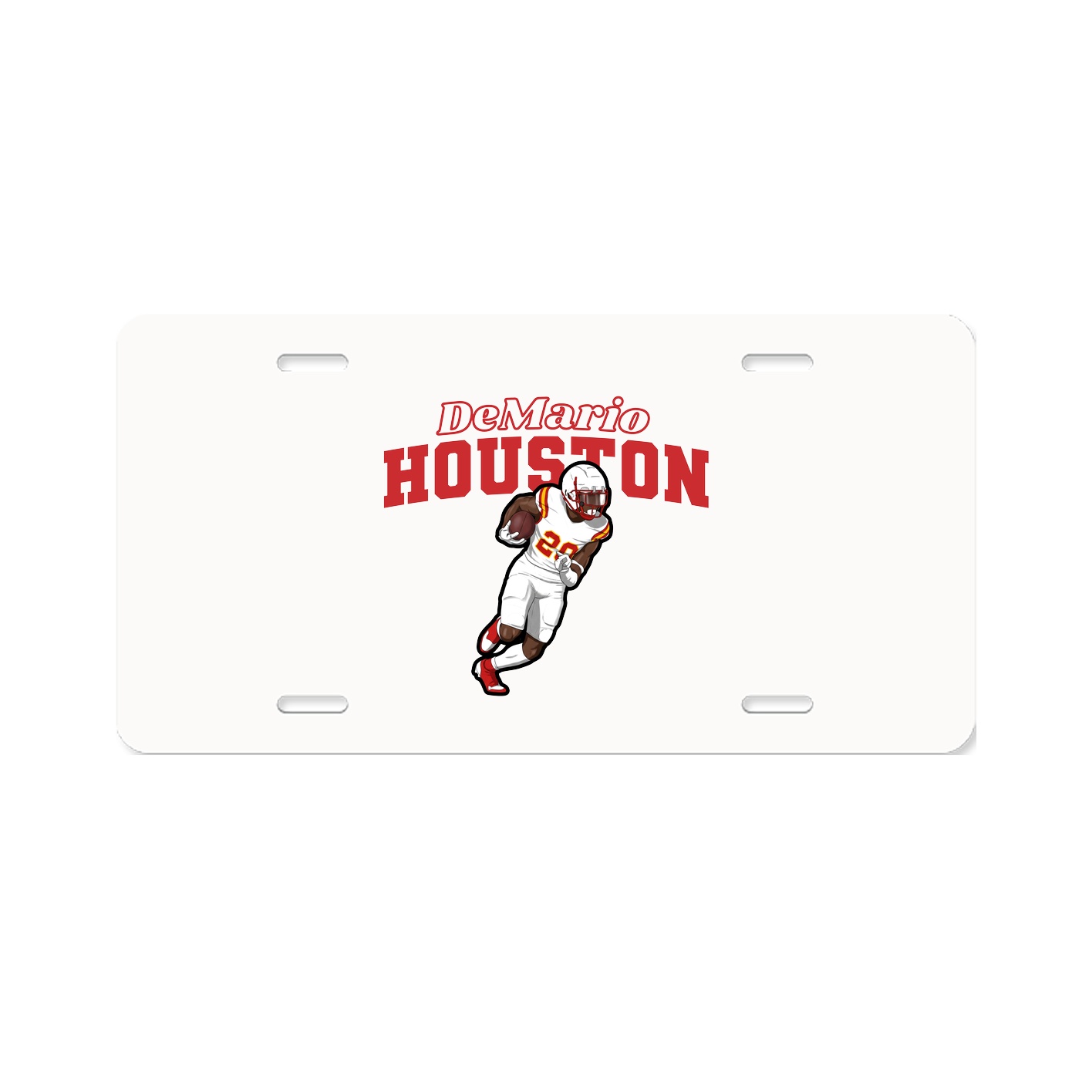 License Plate — Name Arch in Classic