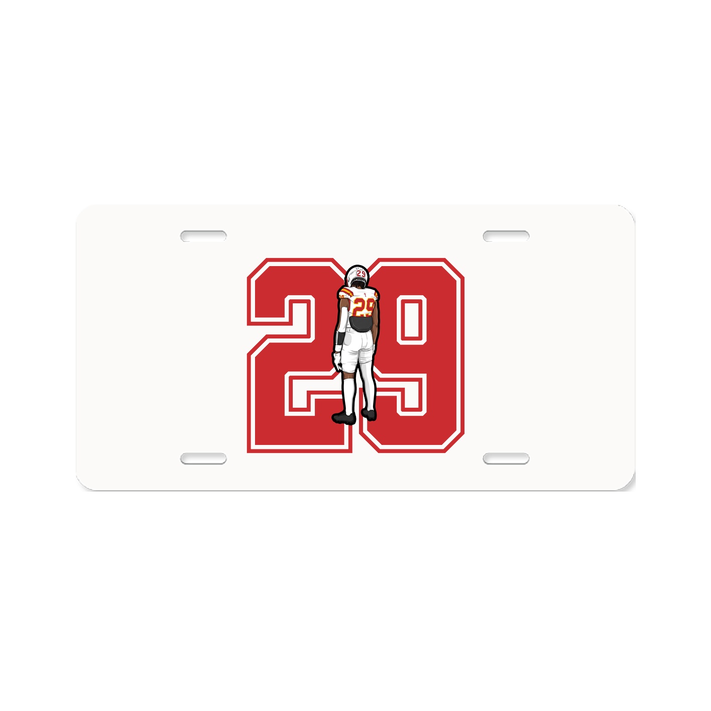 License Plate — Number in Classic