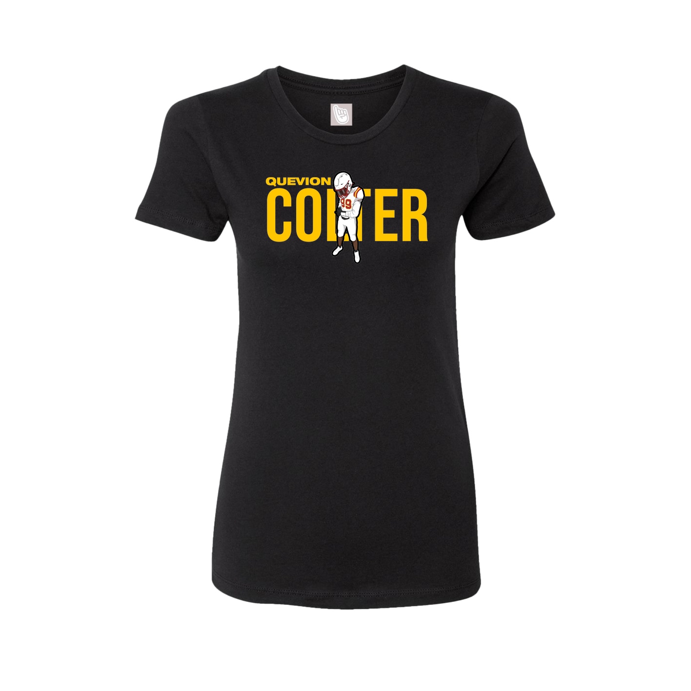 Womens Tee — Player Name in Black