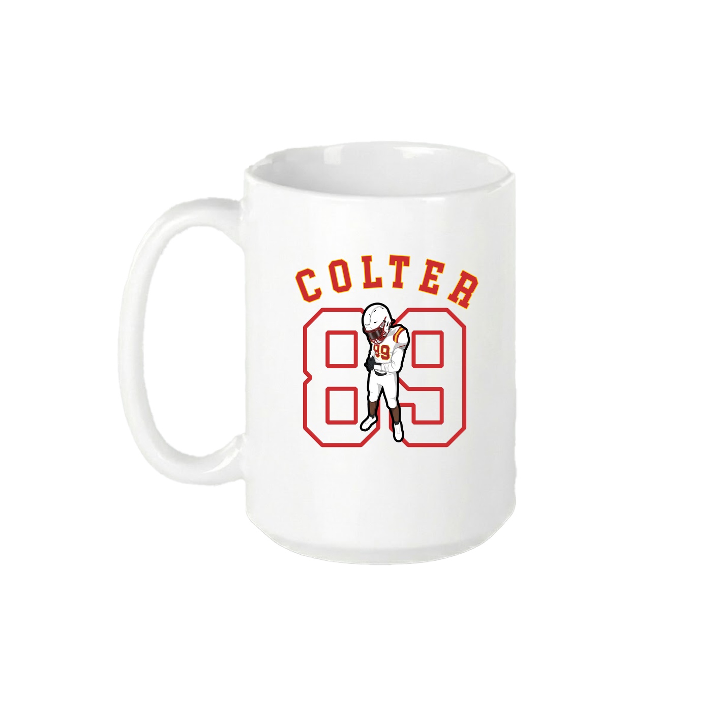 15oz Coffee Mug — Shirsey Arch in White