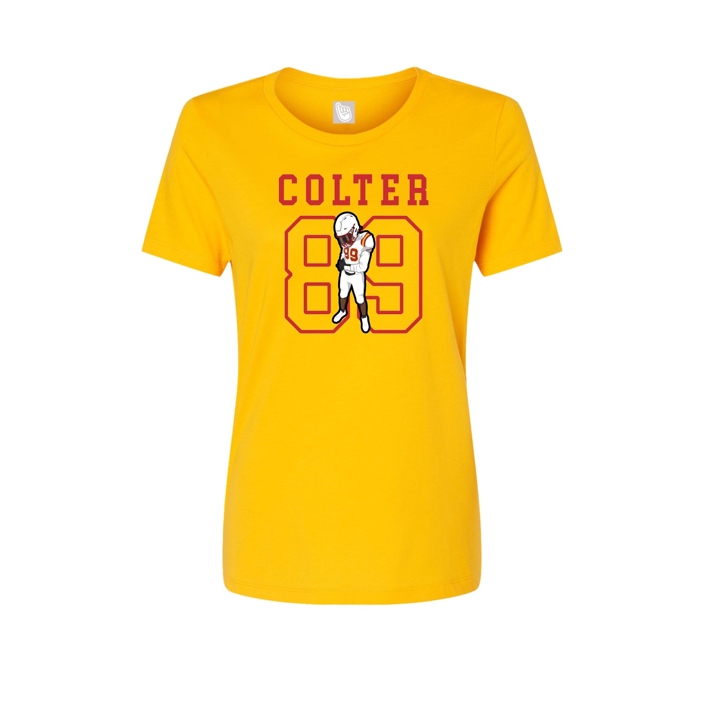 Fitted Women's Tee — Shirsey in Gold
