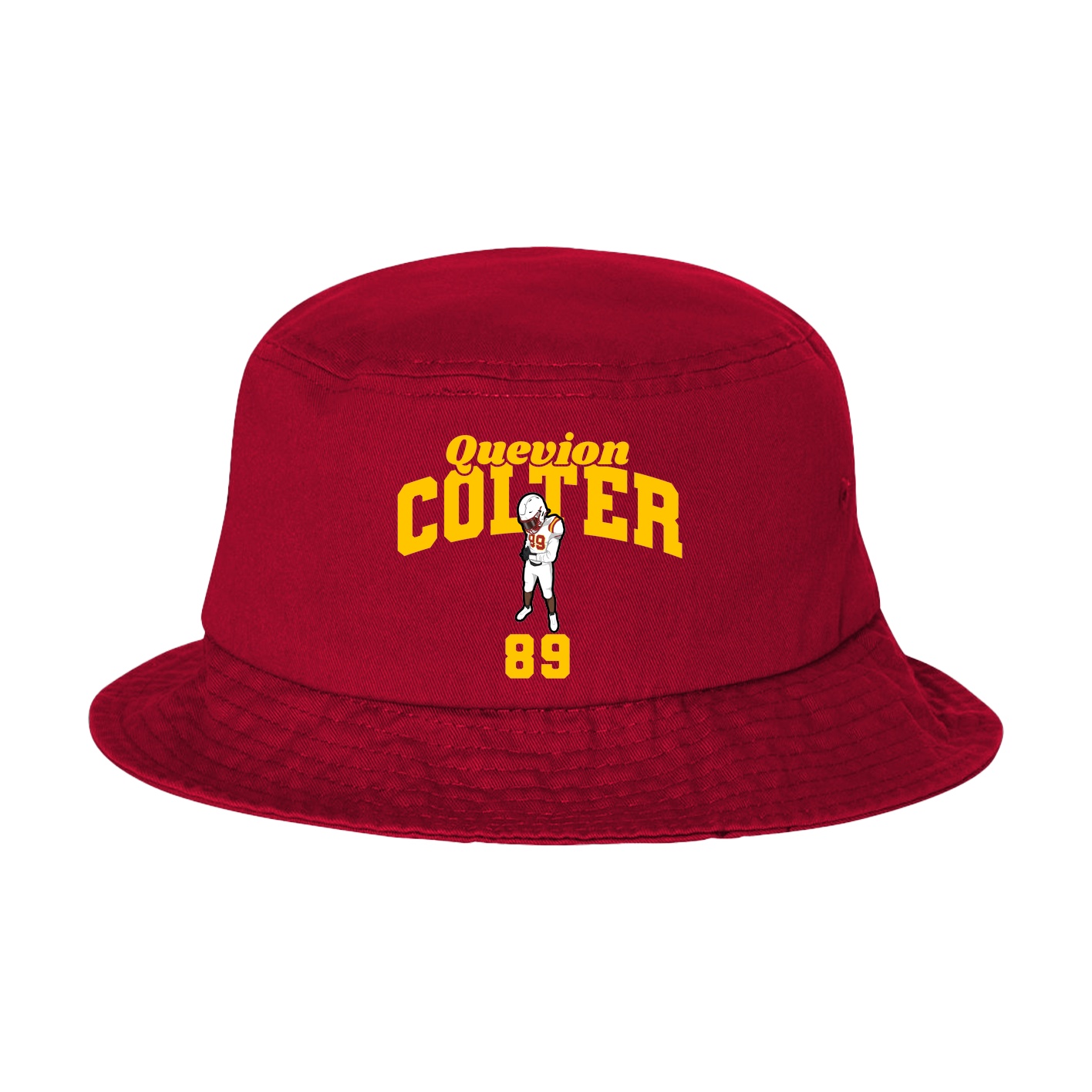 Bucket Cap — Signature Arch in Red