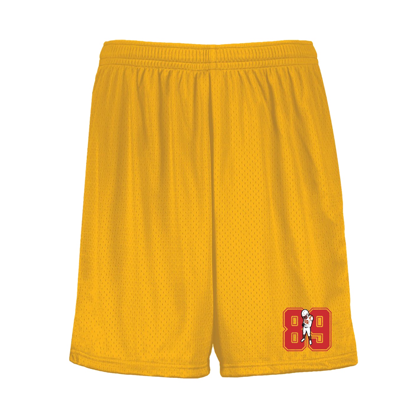 Shorts — Number in Gold