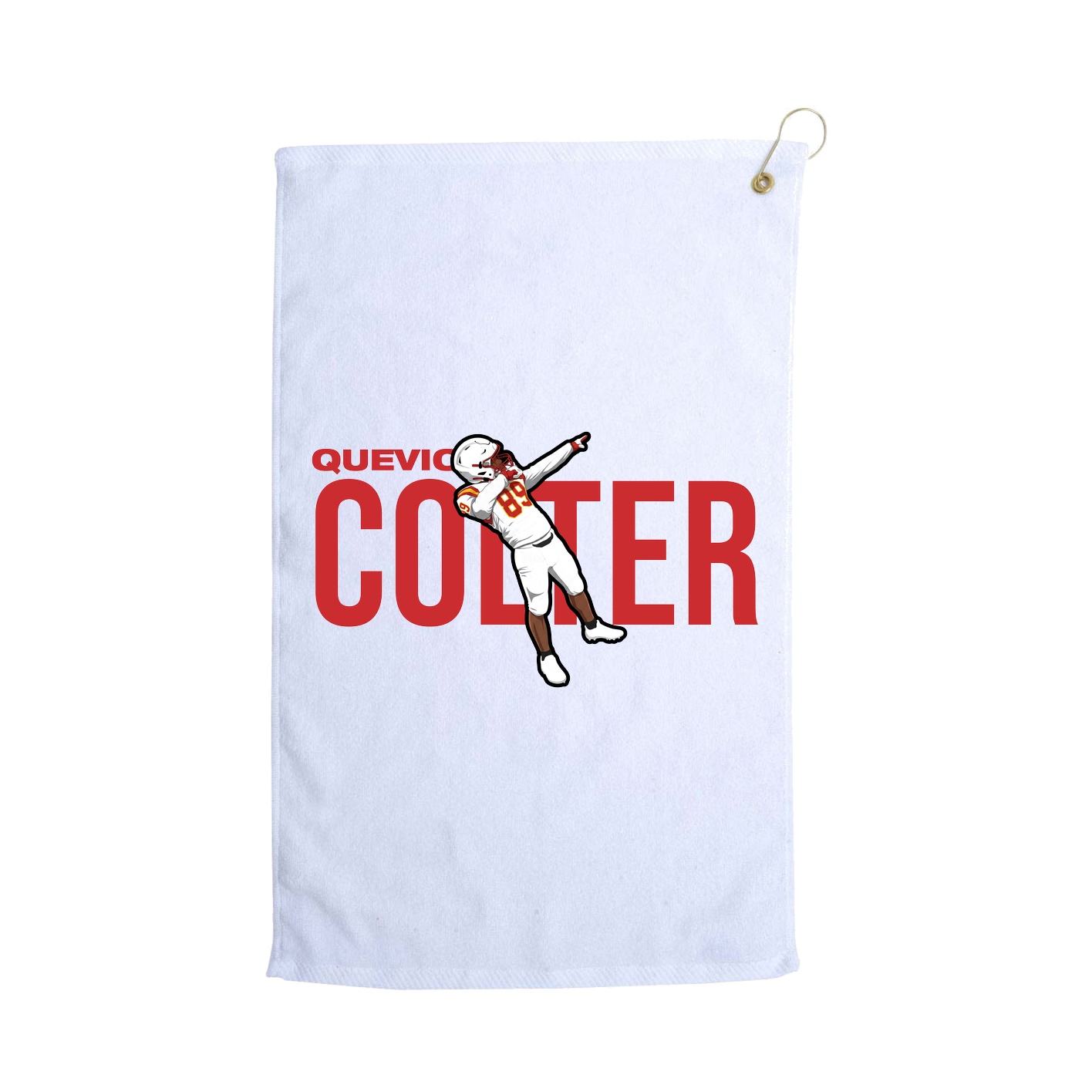 Golf Towel — Player Name in White