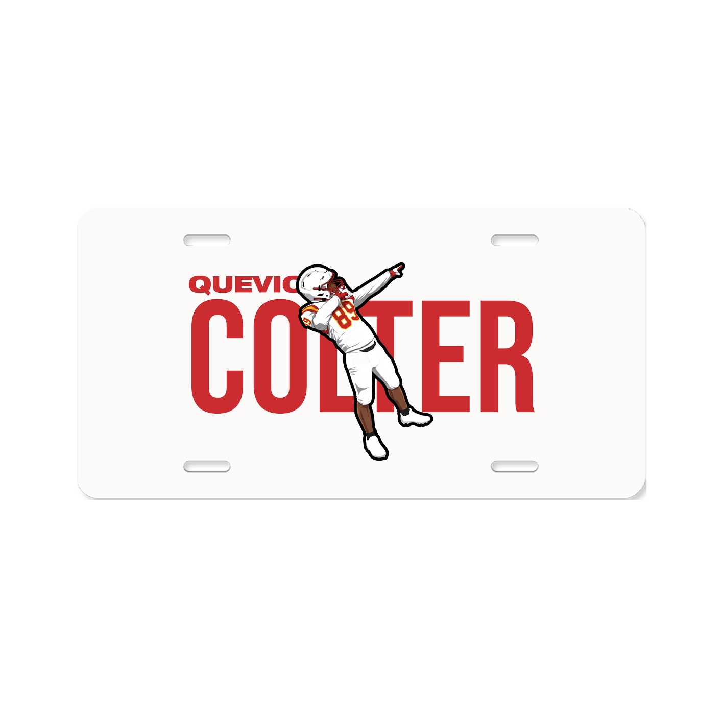 License Plate — Player Name in Classic