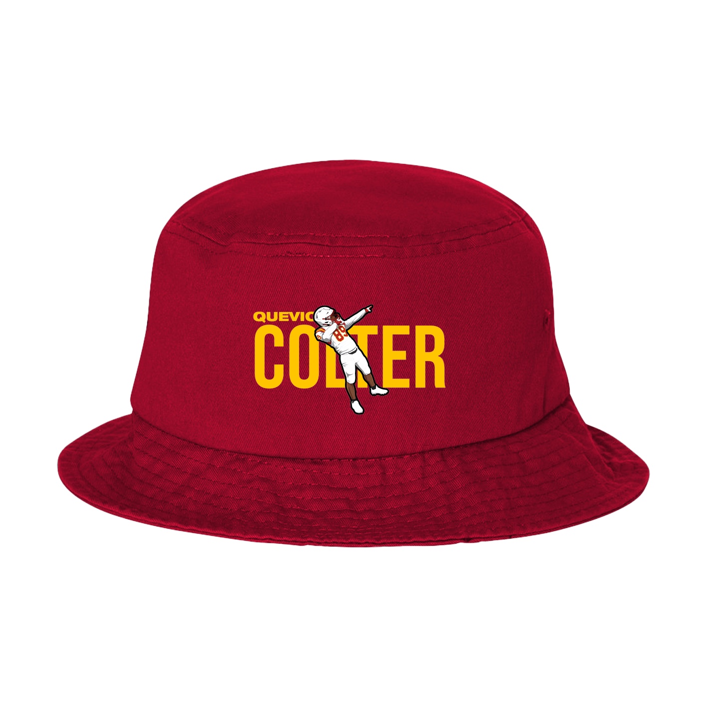 Bucket Cap — Player Name in Red