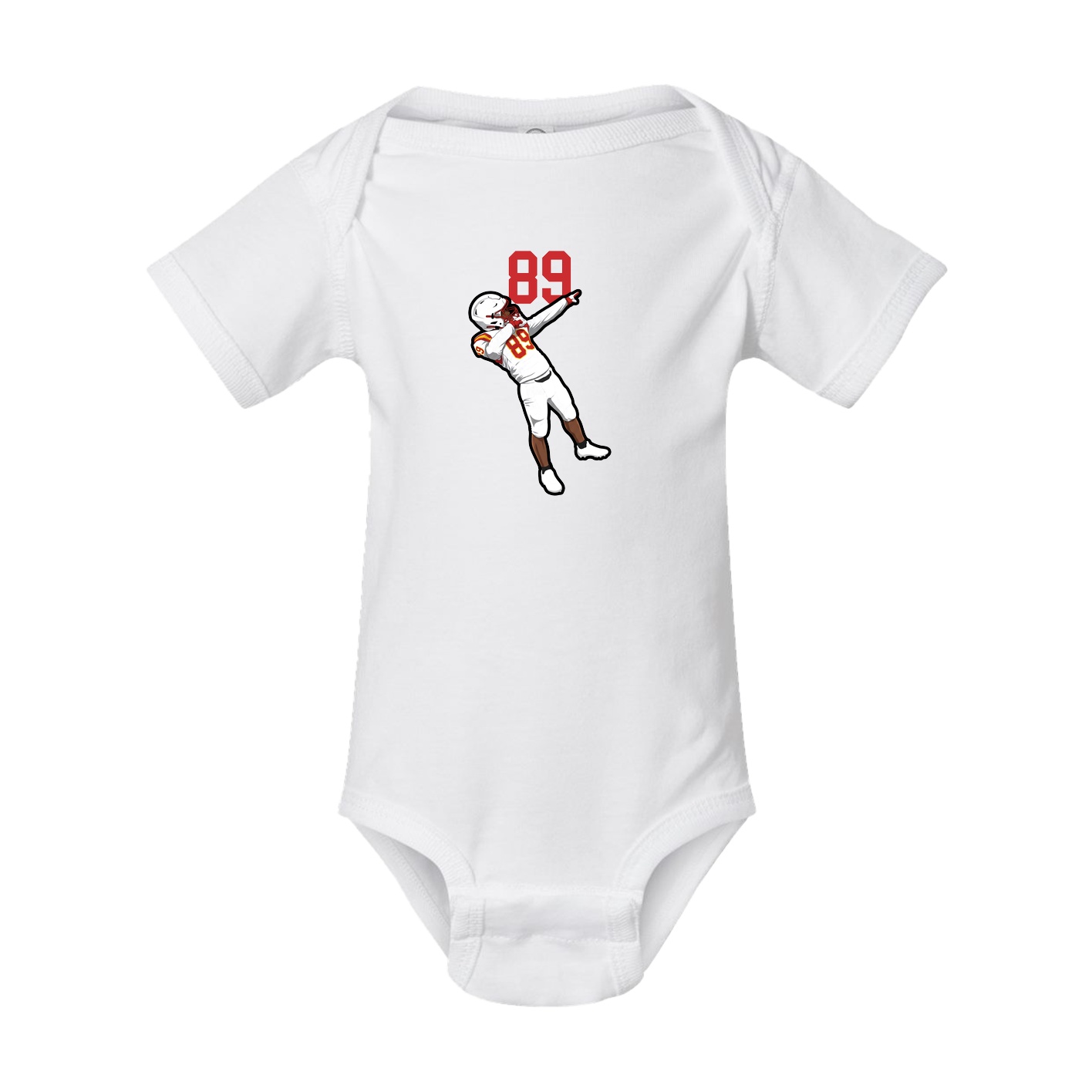 Baby Onesie — Number Top in White