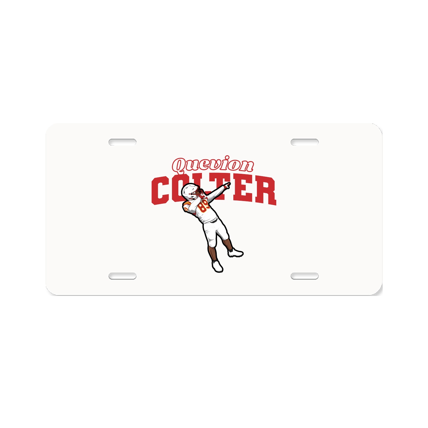 License Plate — Name Arch in Classic