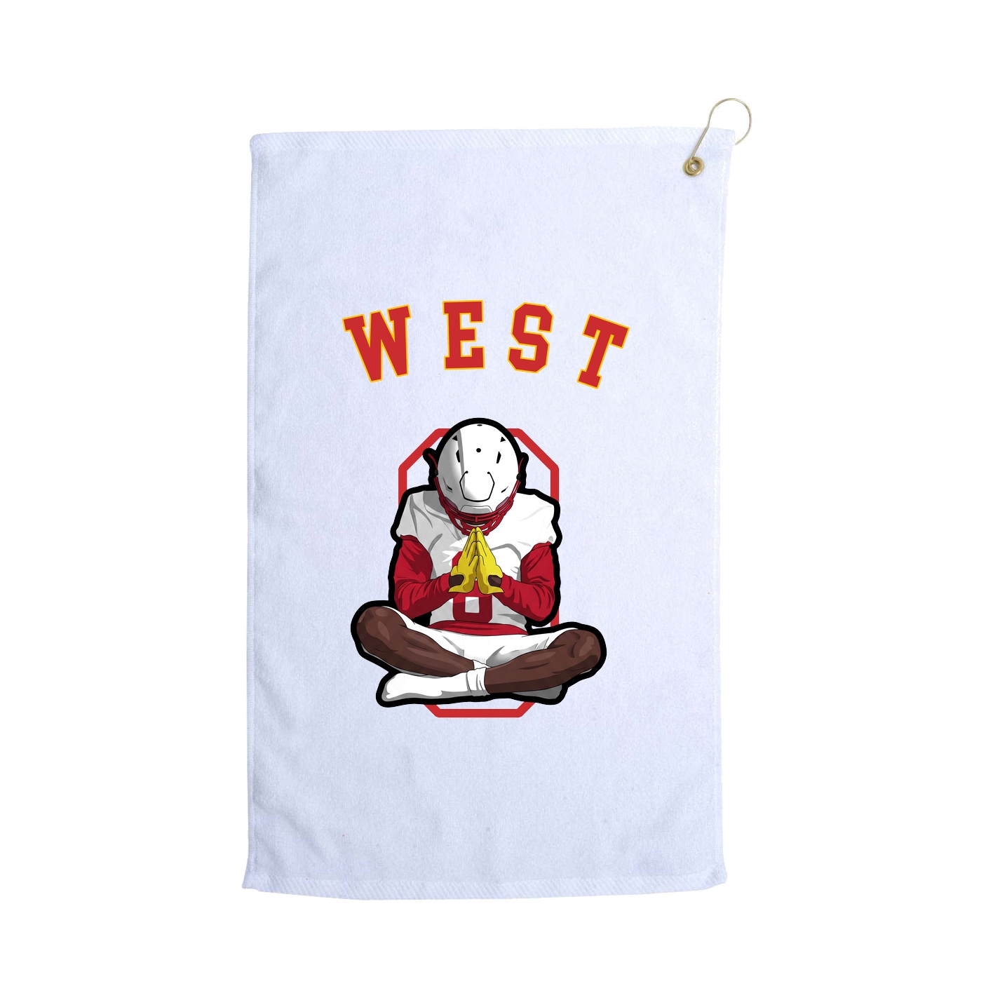 Golf Towel — Shirsey Arch in White