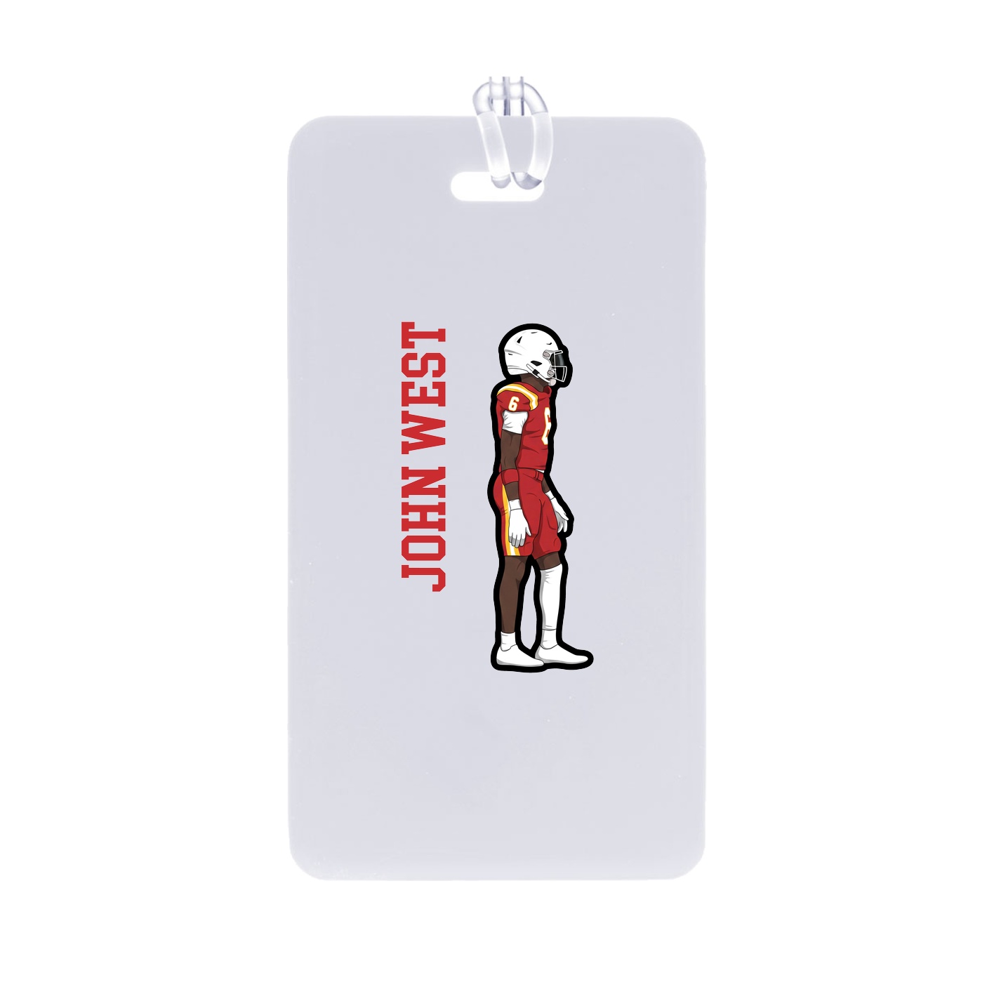 Bag Tag — Name Vertical in Classic