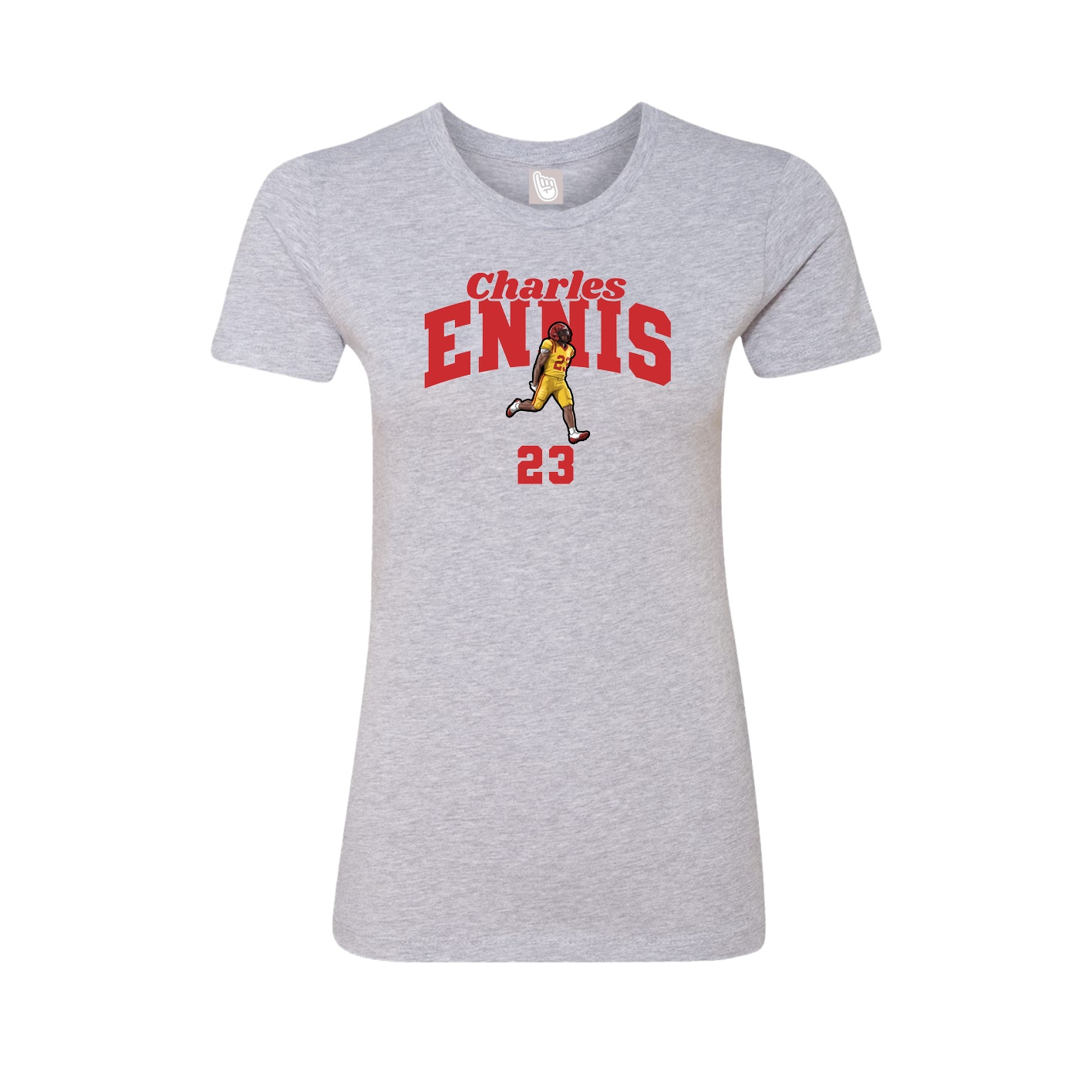 Womens Tee — Signature Arch in Grey