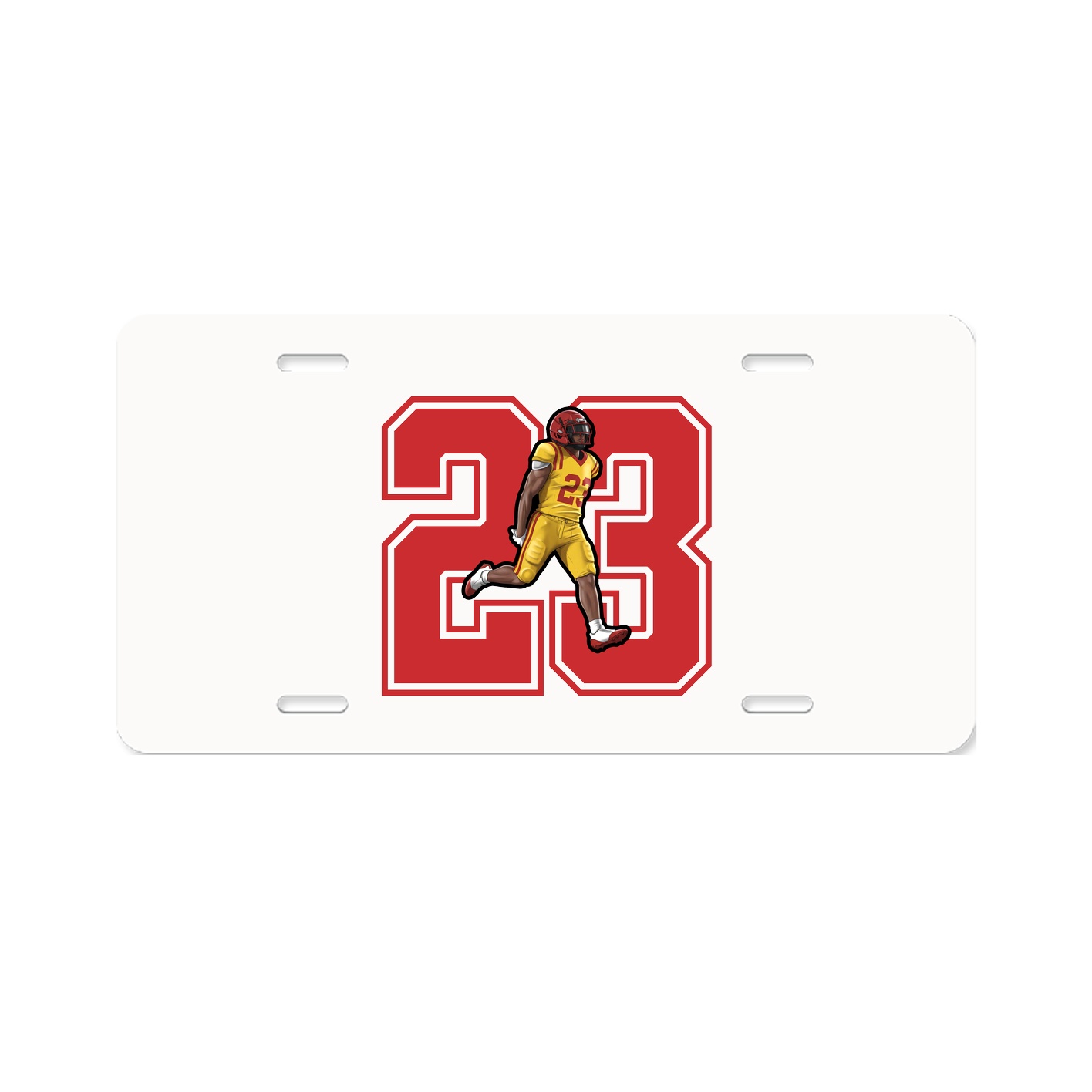 License Plate — Number in Classic
