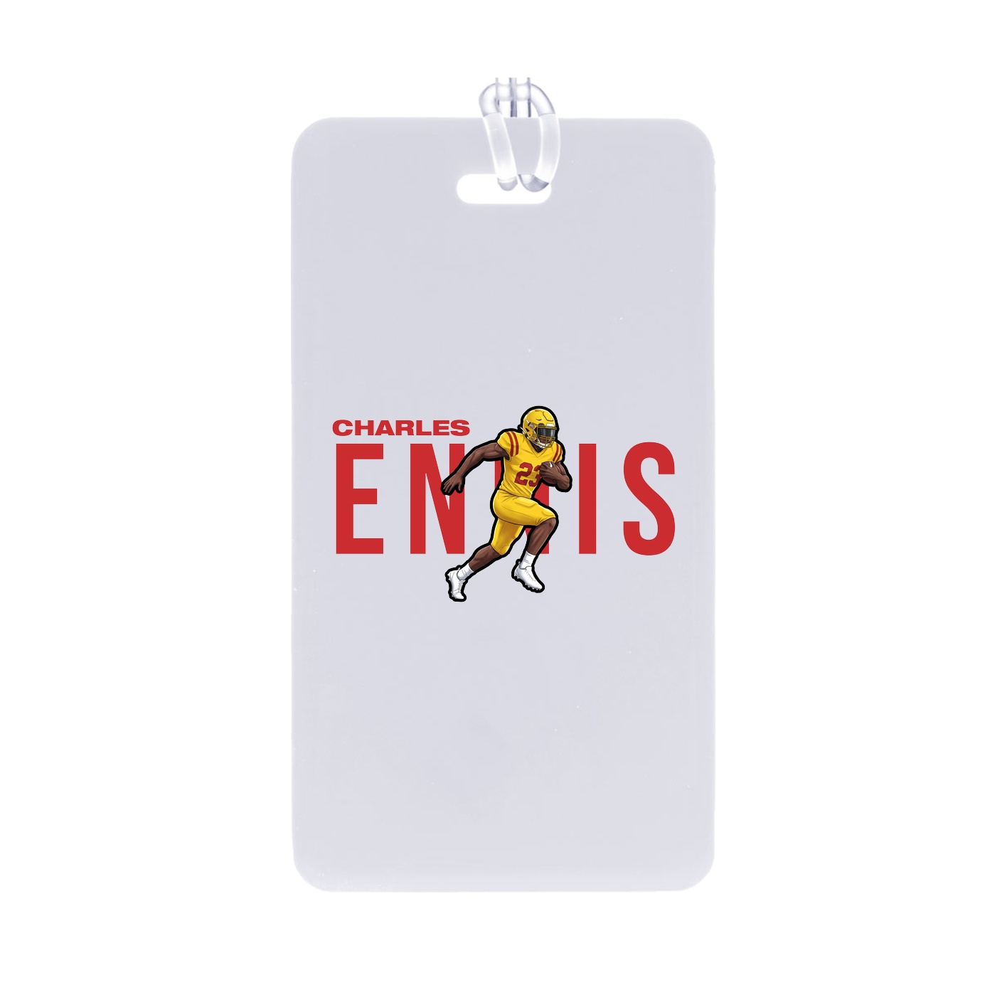 Bag Tag — Player Name in Classic