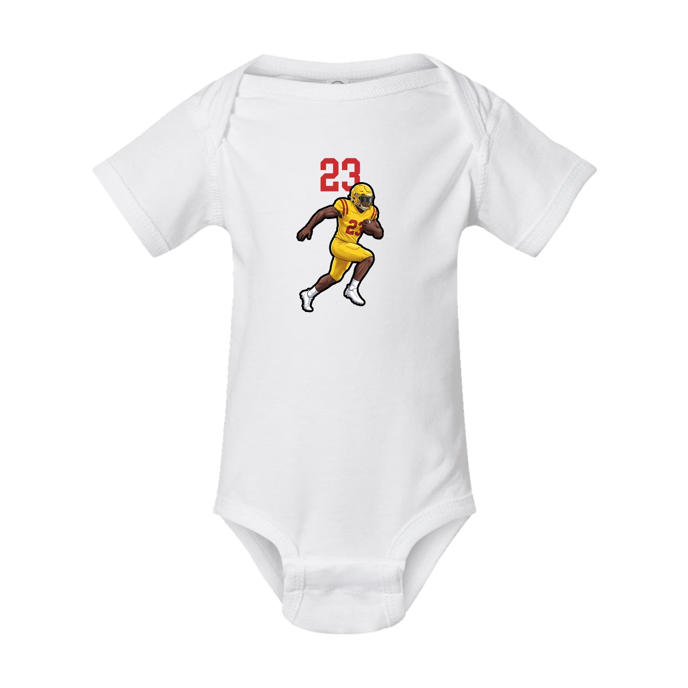 Baby Onesie — Number Top in White