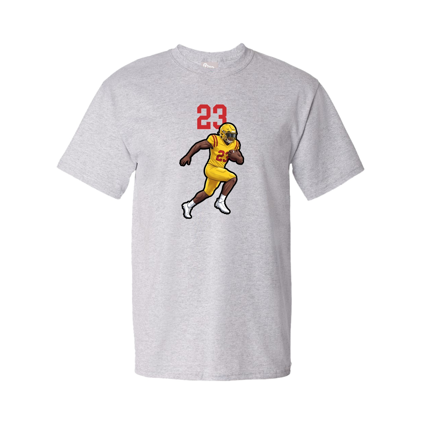 Youth Tee — Number Top in Grey