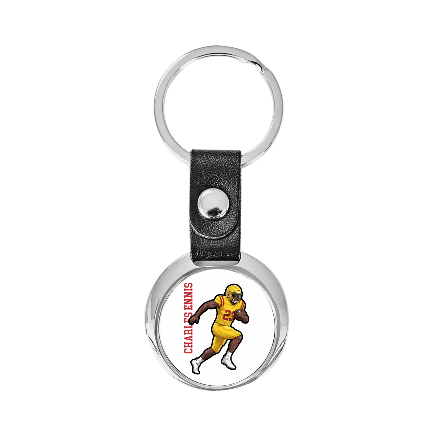 Key Chain — Name Vertical in Classic