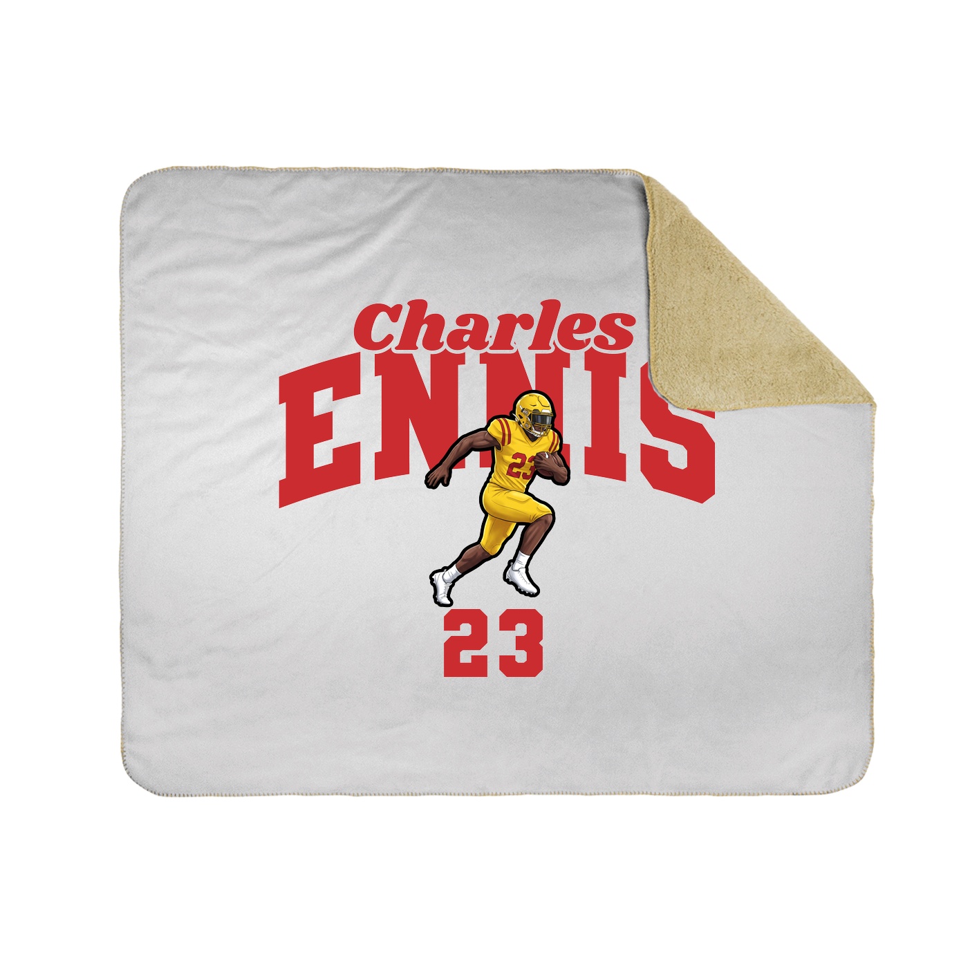 Throw Blanket — Signature Arch in White