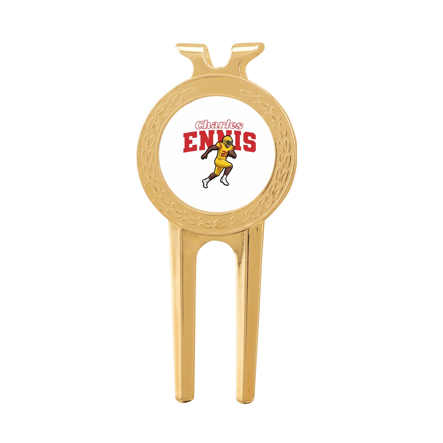 Divot Tool with Ball Marker — Name Arch in Classic
