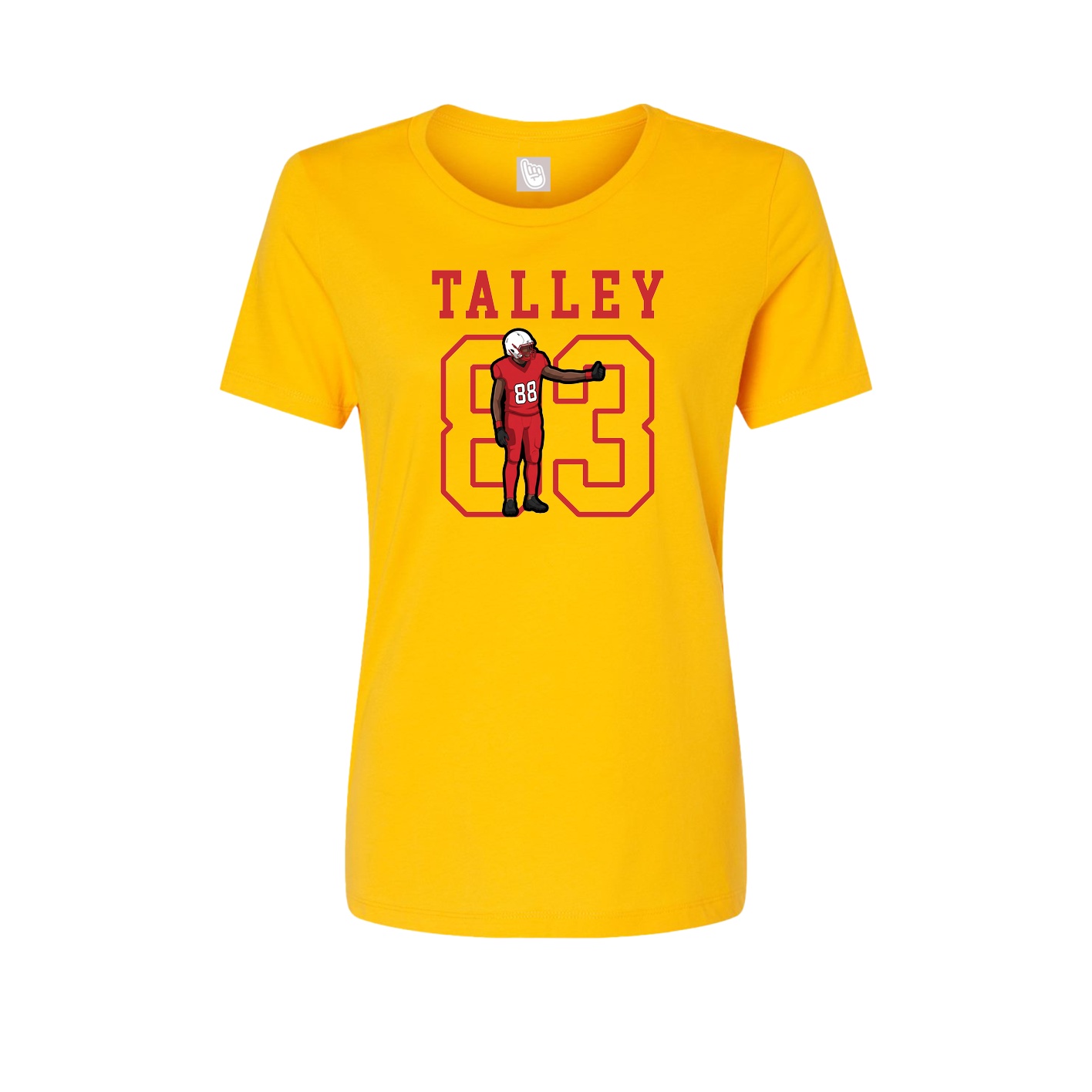 Fitted Women's Tee — Shirsey in Gold