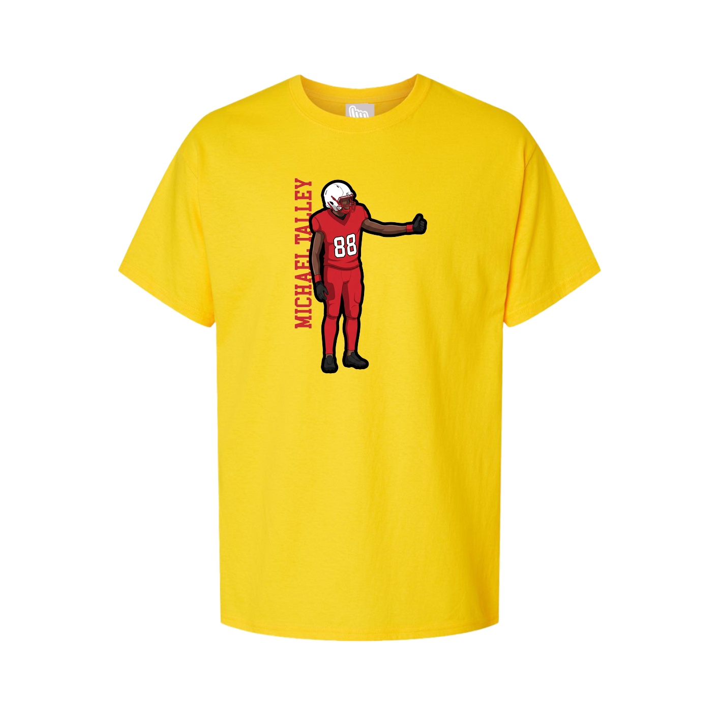 Tee — Name Vertical in Gold