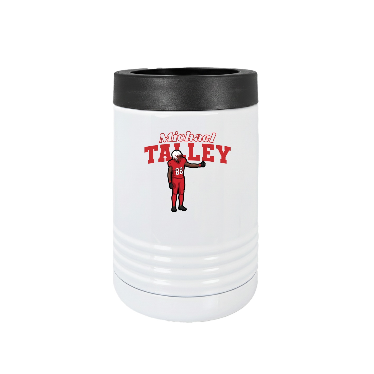 Beverage Holder — Name Arch in White