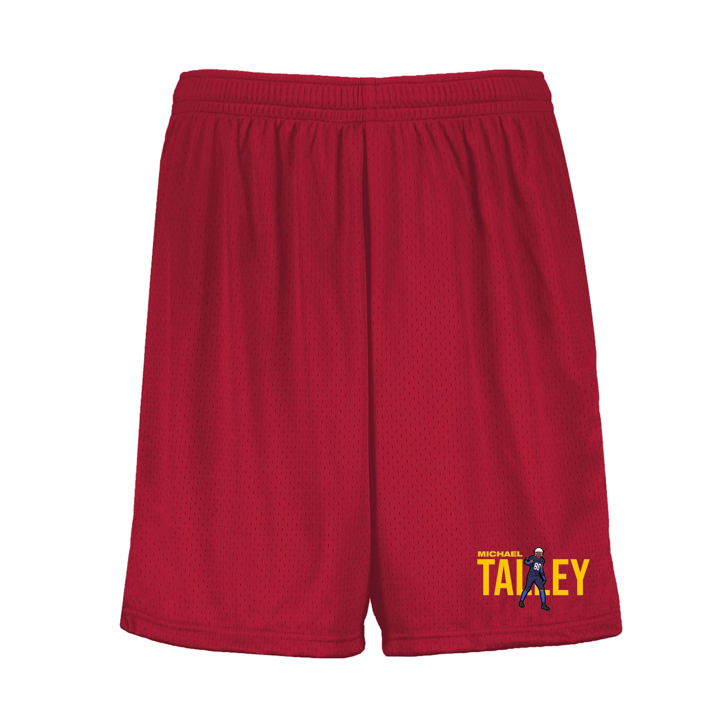 Shorts — Player Name in Red