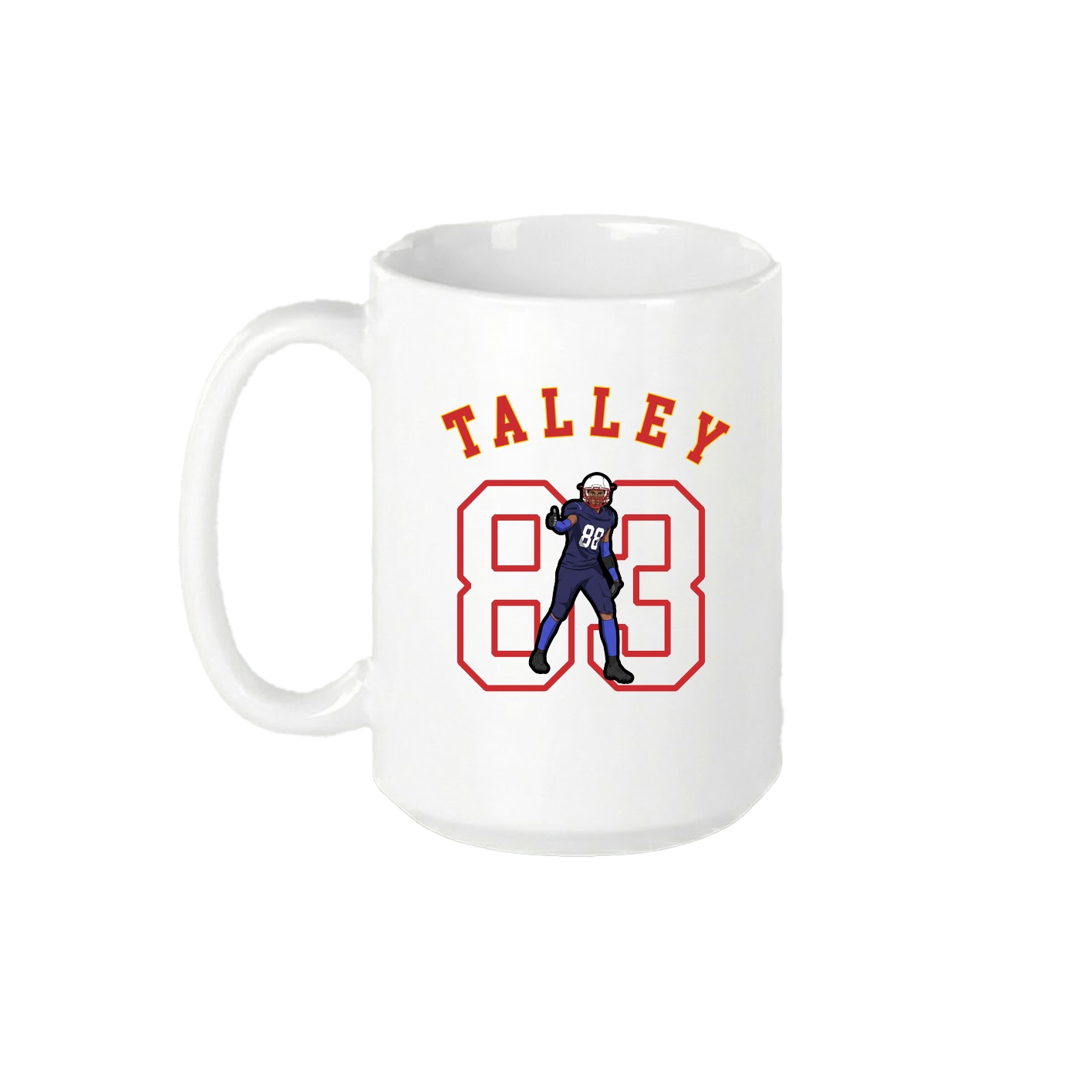 15oz Coffee Mug — Shirsey Arch in White