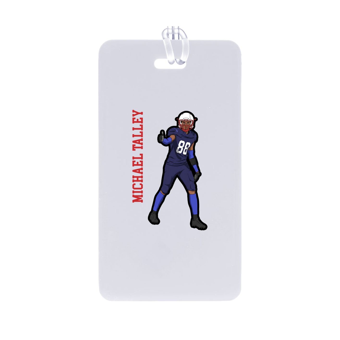 Bag Tag — Name Vertical in Classic