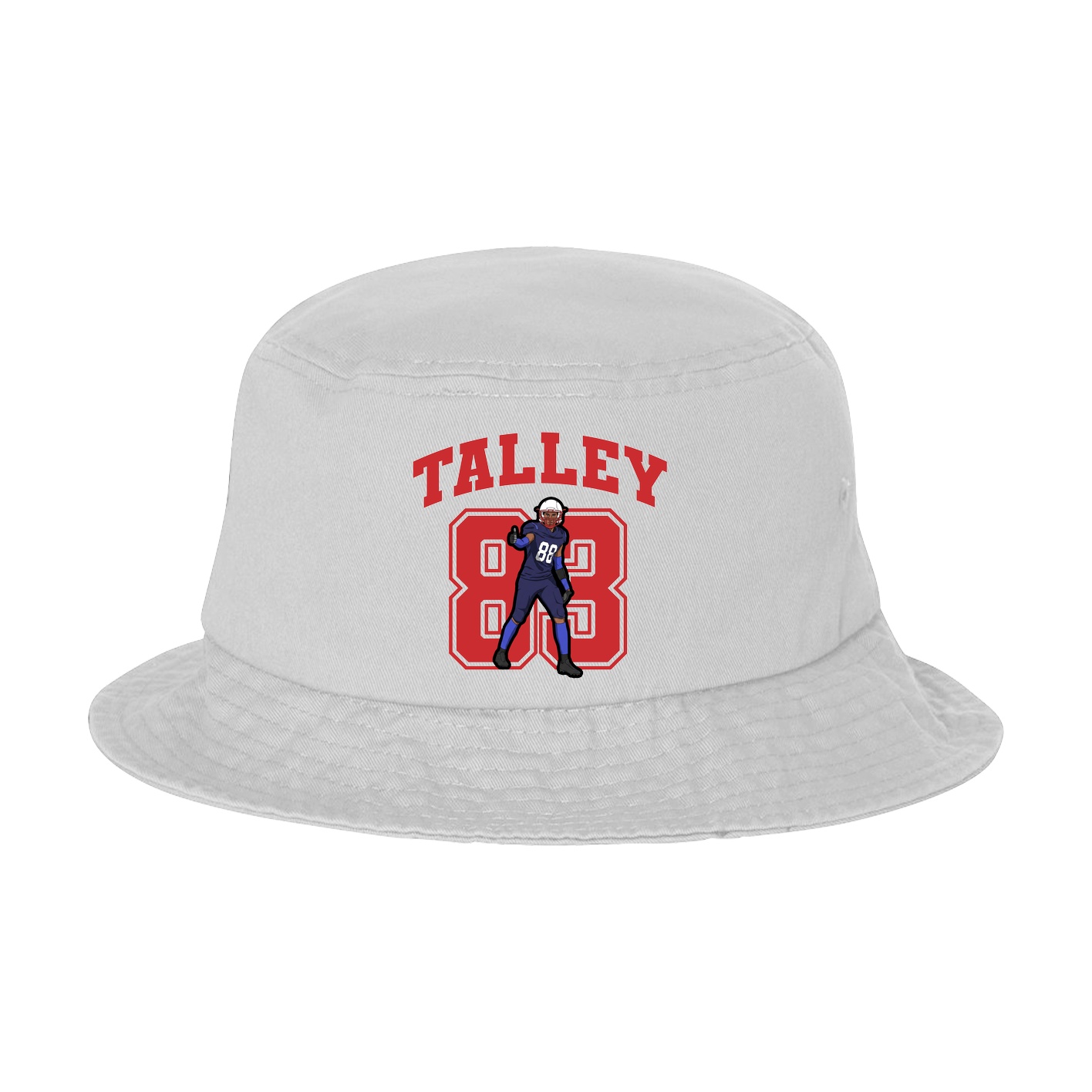 Bucket Cap — Number in White