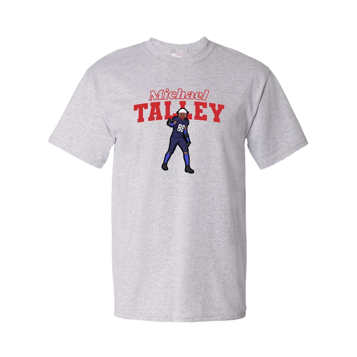 Tee — Name Arch in Grey