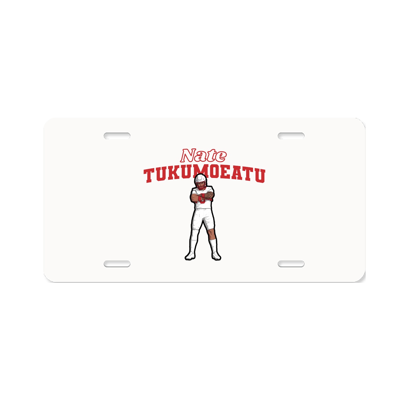 License Plate — Name Arch in Classic