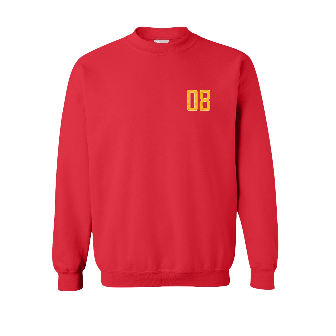 Fleece Crew — Front Shirsy in Red