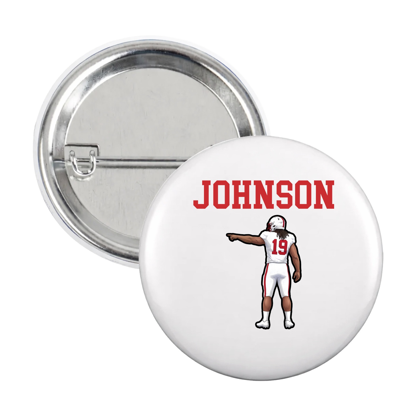 Game Day Button — Shirsey in White