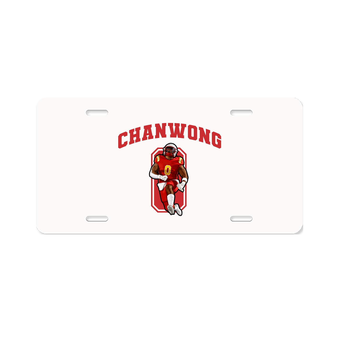 License Plate — Number in Classic