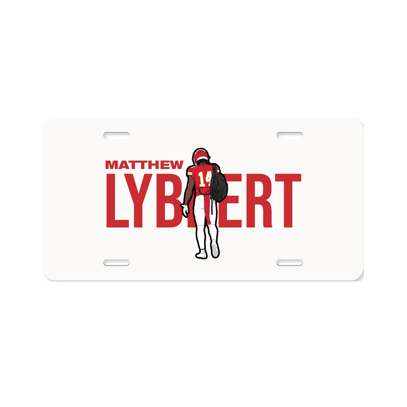 License Plate — Player Name in Classic