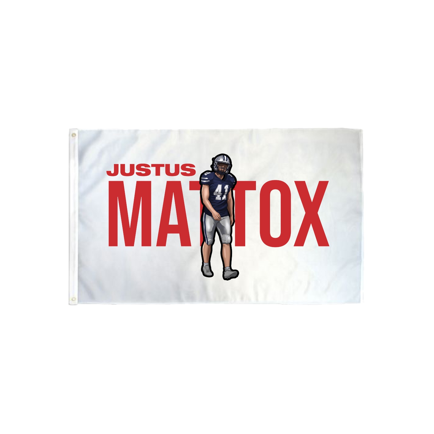 3x5 Flag — Player Name in Classic