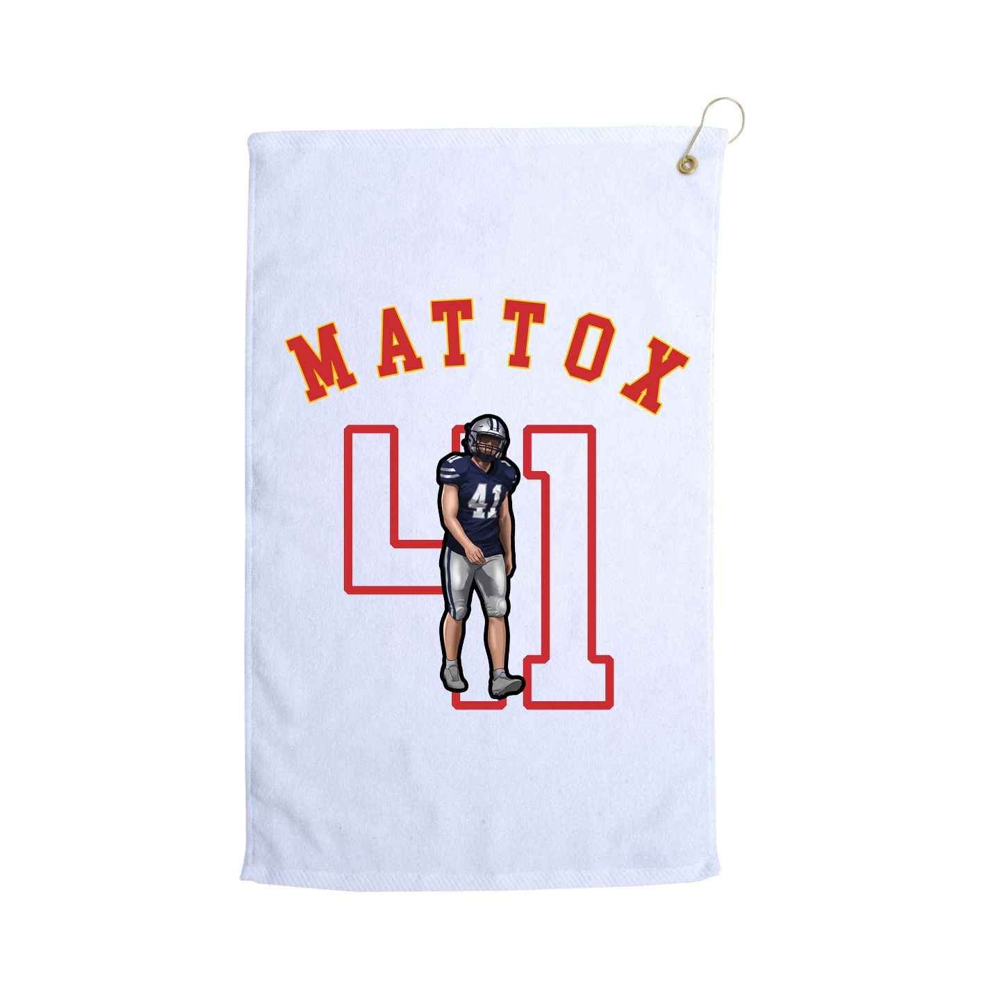 Golf Towel — Shirsey Arch in White