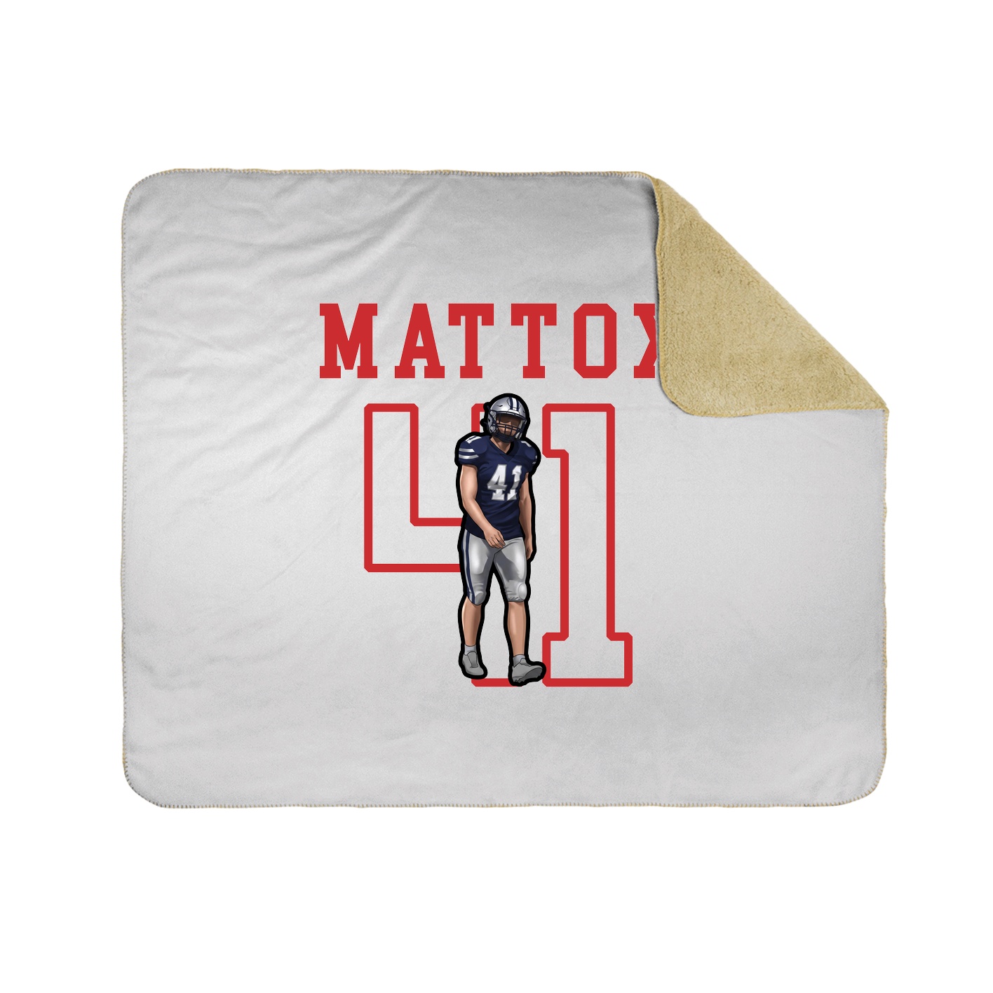 Throw Blanket — Shirsey in White